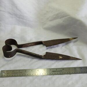 Vintage sheep shears (shearing shears) Hand tool made of forged metal